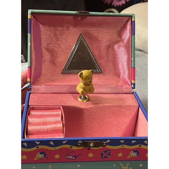 Vintage Sanrio Music Jewelry Box Tweedle Dee Dee Bear - Picture 8 of 10